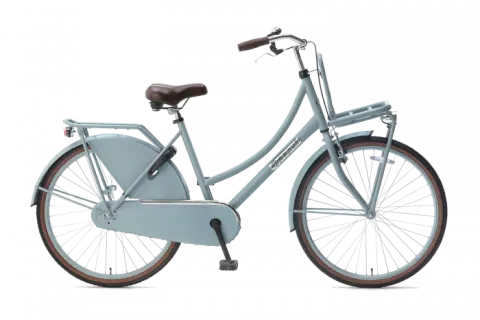 Wolkenkrabber type Clan Popal Daily Dutch Basic Meisjesfiets 26 inch - Mat Blauw