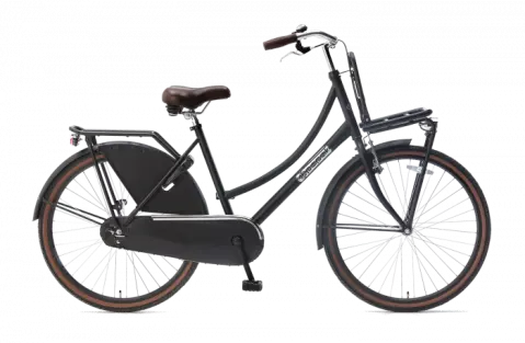 Diversen gevechten Kardinaal Popal Daily Dutch Basic Meisjesfiets 26 inch - Mat Zwart