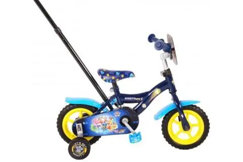 Winst gaan beslissen Rally Paw Patrol Mighty Pups kinderfiets - Jongens - 10 inch - Blauw