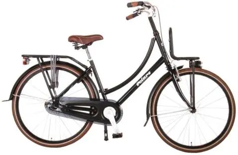 Volare Excellent Kinderfiets - Meisjes - inch - Zwart - 95% afgemonteerd