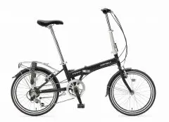 Popal F200 Vouwfiets 6 Versnellingen Shimano Pro incl. drager - Zwart