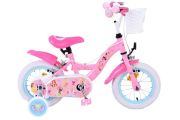 Magic Royals Kinderfiets - Meisjes - 12 inch - Roze - Twee Handremmen