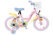 Disney Stitch Kinderfiets - Meisjes - 14 inch - Roze - Twee handremmen