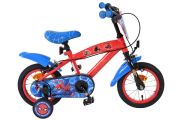 Spider-Man Kinderfiets - Jongens - 12 inch - Blauw/Rood - Twee handremmen