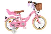 Volare Blossom Kinderfiets - Meisjes - 14 inch - Roze - Twee Handremmen
