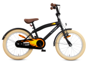 SJOEF Cruise Jongensfiets 18 inch - Mat Zwart (tweede kansje)