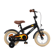 SJOEF Cruise Jongensfiets 12 inch - Mat Zwart