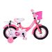 Volare Ashley Kinderfiets 12 inch - Rood/Roze