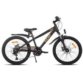 SJOEF Climb Jongensfiets / Mountainbike 22 inch | 6 Versnellingen | Schrijfremmen | Zwart (tweede kansje)