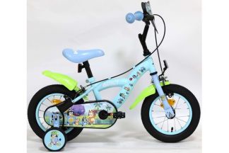 Bluey Kinderfiets 12 inch - Lichtblauw - Twee handremmen