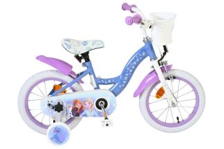 Disney Frozen 2 Kinderfiets - Meisjes - 14 inch - Blauw/Paars