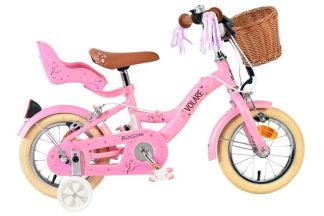 Volare Blossom Kinderfiets - Meisjes - 12 inch - Roze - Twee handremmen