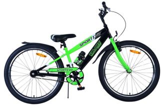 Volare Sportivo Kinderfiets - Jongens - 24 inch - Zwart Groen