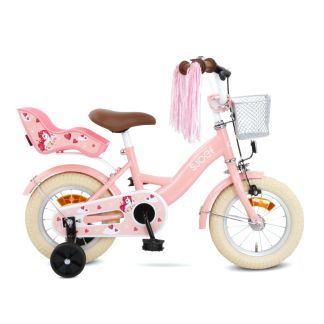 Kinderfiets 12 Inch Met Steunwielen - Eerste Fiets Voor Kinderen Vanaf 2 Tot 5 Jaar, Veilig En Verstelbaar