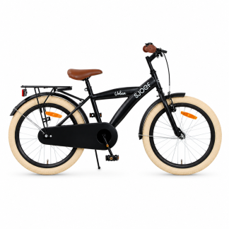 SJOEF Urban Jongensfiets 20 inch - Mat Zwart