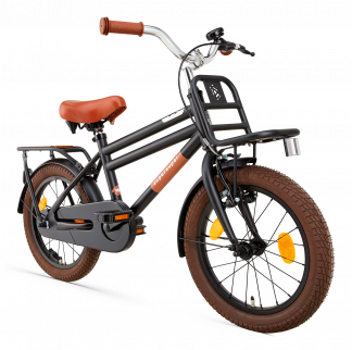 SuperSuper Cooper Bamboo Jongensfiets 16 inch - Mat Zwart
