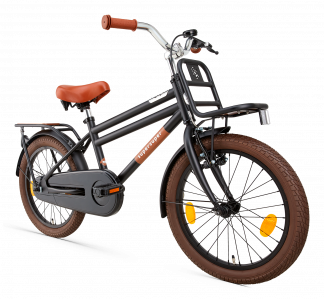 SuperSuper Cooper Bamboo Jongensfiets 18 inch - Mat Zwart