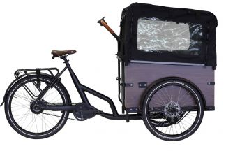 Altec Xcient E-Bike Bakfiets 26' BZB E-CARGO ENV-MM 540H CVP HDISC MATT BLACK