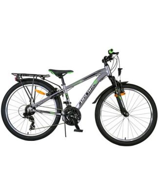 Volare Cross Kinderfiets - Jongens - 24 inch - Grijs - 18 versnellingen - Twee handremmen