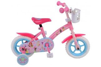 Disney Princess Kinderfiets - Meisjes - 10 inch - Roze - Doortrapper