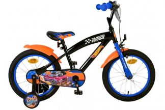 Hot Wheels Kinderfiets - Jongens - 16 inch - Zwart Oranje Blauw