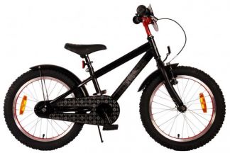 Spider-Man Kinderfiets - Jongens - 18 inch - Mat Zwart