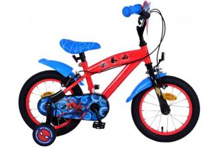 Ultimate Spider-Man Kinderfiets - Jongens - 14 inch - Blauw/Rood - Twee handremmen