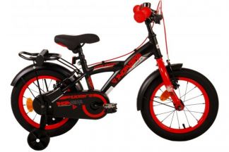 Volare Thombike Kinderfiets - Jongens - 14 inch - Zwart Rood - Twee Handremmen