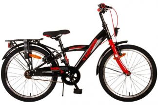 Volare Thombike Kinderfiets - 20 inch - Zwart Rood 