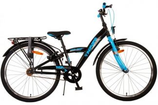 Volare Thombike Kinderfiets - 24 inch - Zwart Blauw