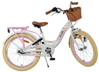 Volare Blossom Kinderfiets - Meisjes - 20 inch - Wit - Nexus 3 versnellingen