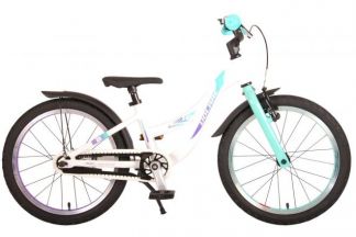 Volare Glamour Kinderfiets - Meisjes - 18 inch - Parelmoer Mint Groen - Prime Collection