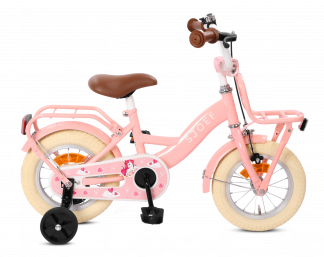 SJOEF Classic Meisjesfiets 12 inch - Roze