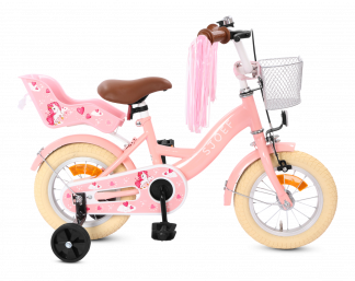 SJOEF Dolly Meisjesfiets 12 inch - Roze