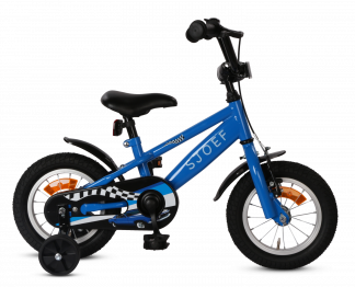 SJOEF Race Jongensfiets 12 inch - Blauw