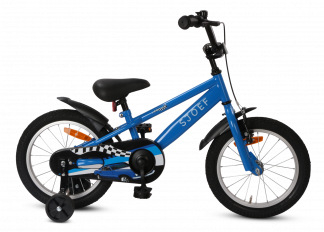 SJOEF Race Jongensfiets 14 inch - Blauw