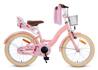 SJOEF Dolly Meisjesfiets 18 inch - Roze (tweede kansje)