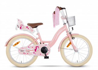 SJOEF Dolly Meisjesfiets 18 inch - Roze
