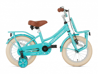 SuperSuper Cooper Meisjesfiets 14 inch - Turquoise