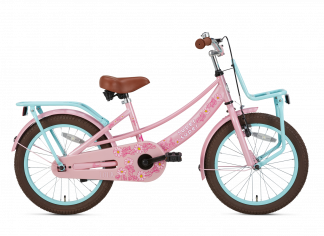 SuperSuper Lola Meisjesfiets 18 inch - Roze/Turquoise