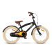 SJOEF Cruise Jongensfiets 18 inch - Mat Zwart