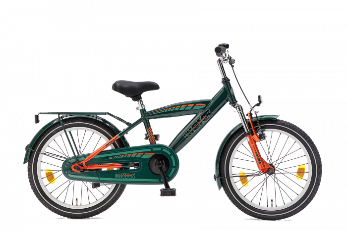 Popal Kicks Jongensfiets 18 inch - Groen