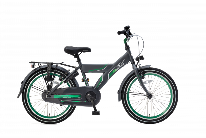 Popal Funjet X Jongensfiets 22 inch - Groen / Grijs