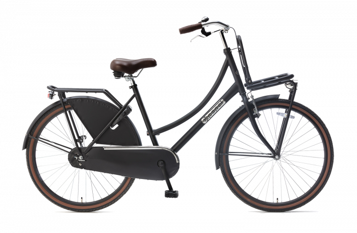 Popal Daily Dutch Basic Meisjesfiets 26 inch - Mat Zwart