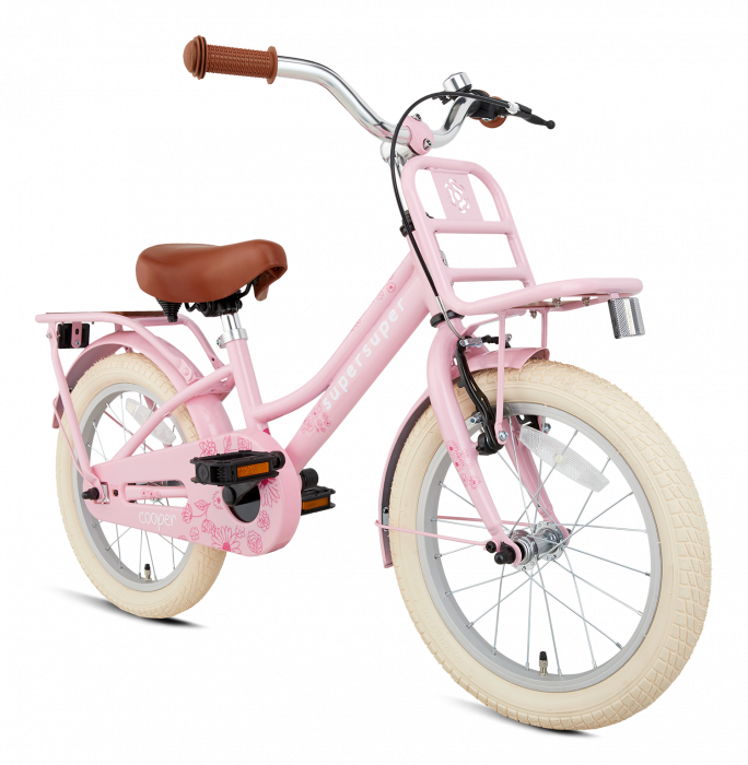 Componist broeden Eerder SuperSuper Cooper Bamboo Meisjesfiets 16 inch - Roze