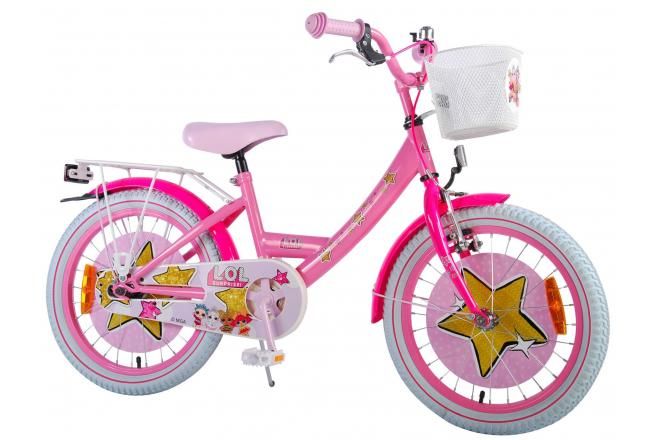 LOL Surprise Kinderfiets - Meisjes - 18 inch - Roze - 95% afgemonteerd
