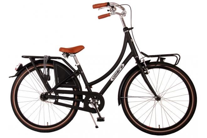 Volare Classic Oma Kinderfiets - Meisjes - 24 inch - Mat Zwart