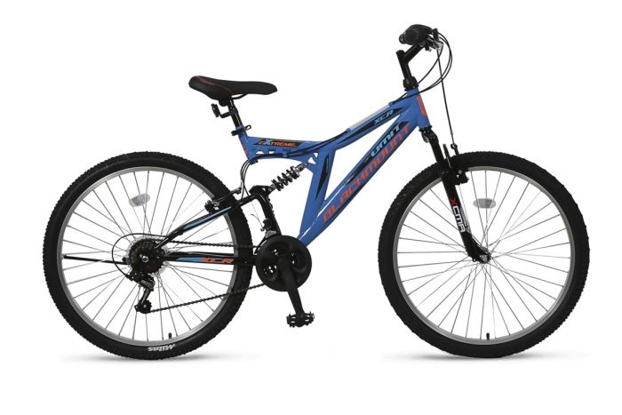 Umit Blackmount 26 inch MTB - Blauw / Oranje