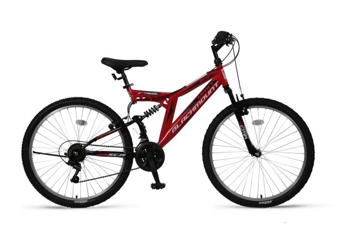 Umit Blackmount 26 inch MTB - Zwart / Rood