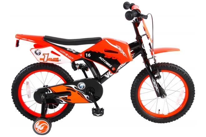 Mysterie Negende humor Volare Motorbike 16 inch jongensfiets 95% afgemonteerd